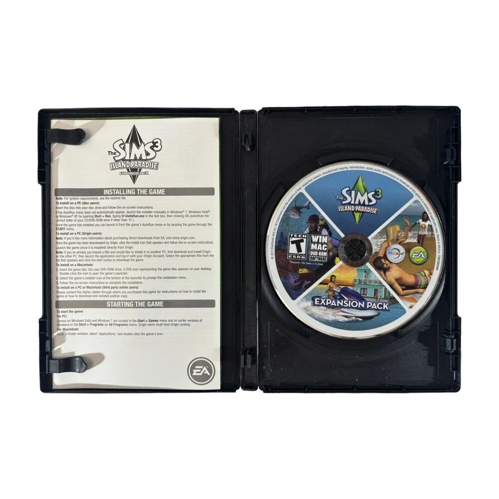 Sims 3 PC Lot Base Pets Generations Island Paradise +2